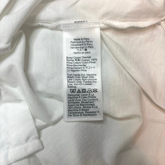 J.Crew White Pima Cotton Scoop Neck Tank Top XXS NWT Summer Essential - Picture 5 of 5